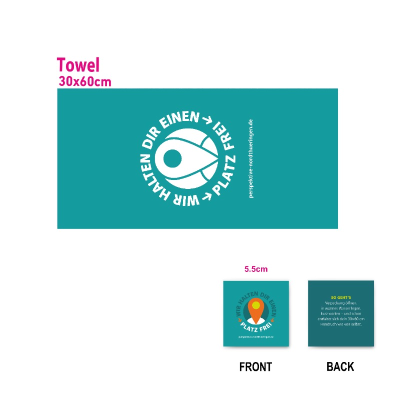 Gepresste Handtücher